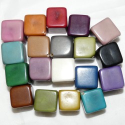 Tagua Perle Cube 20mm