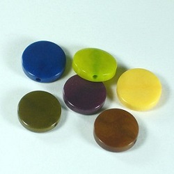 Tagua Perle Pastille 14mm