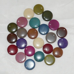 Tagua Perle Sequin 17x3mm