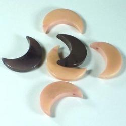 Tagua Pendentif Lune